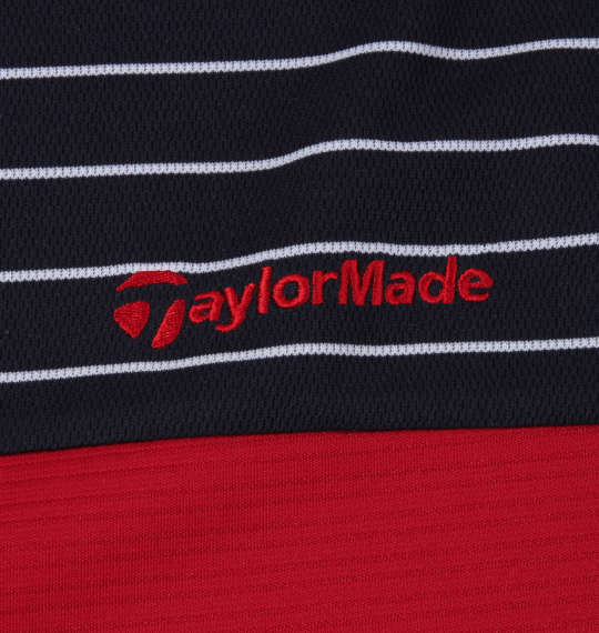 TaylorMade カラーブロックレイヤードシャツ ネイビー×ホワイト