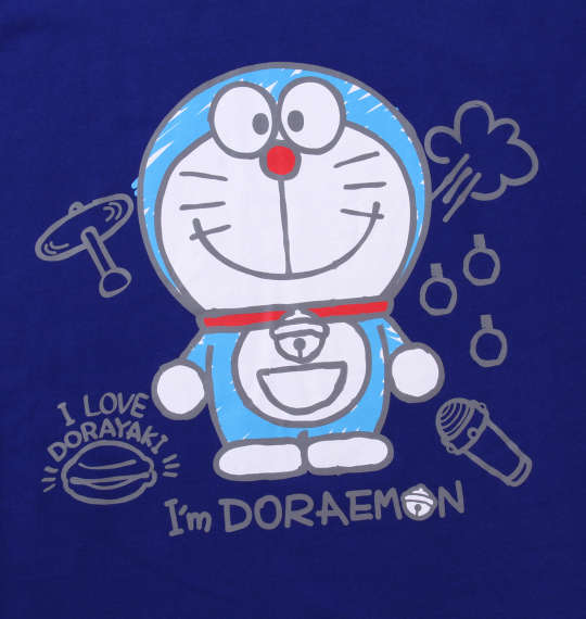 I'm Doraemon 長袖Tシャツ ロイヤルブルー