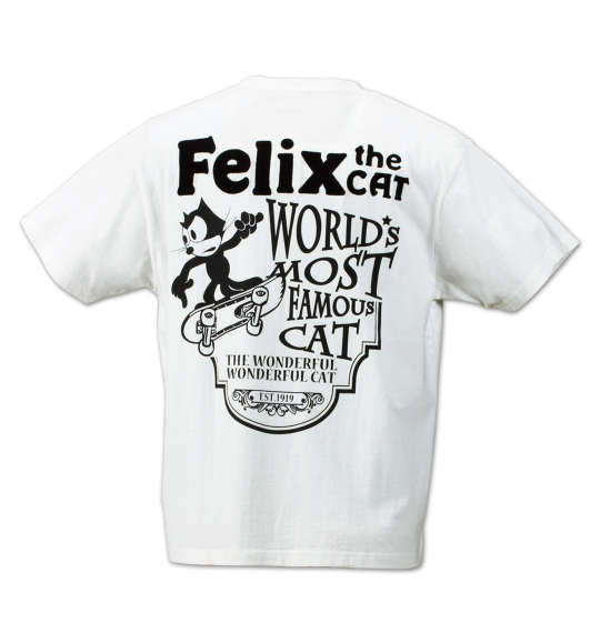 FELIX THE CAT 半袖Tシャツ オフホワイト
