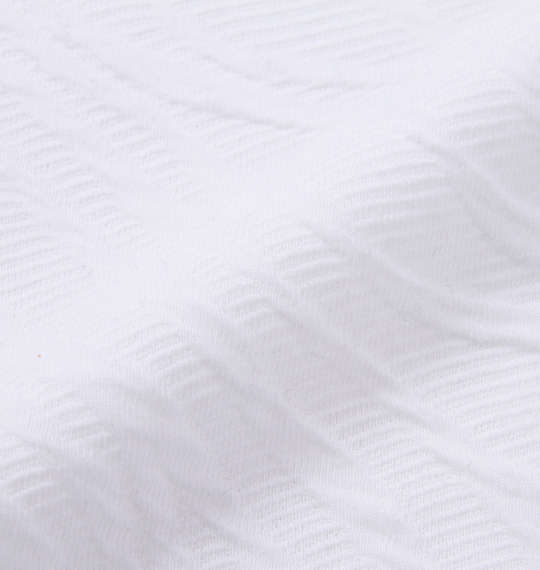 Roen grande 斜め膨れジャガード半袖Tシャツ ホワイト