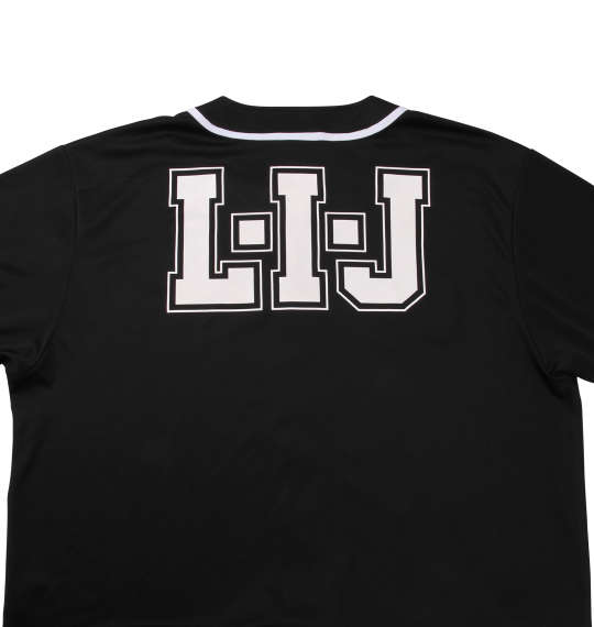 新日本プロレス L・I・Jベースボールシャツ ブラック