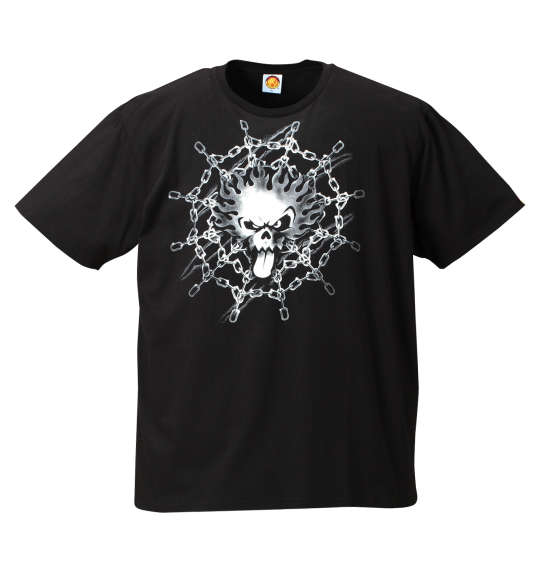 新日本プロレス 真壁刀義「SKULL FIRE SPIDER」半袖Tシャツ ブラック