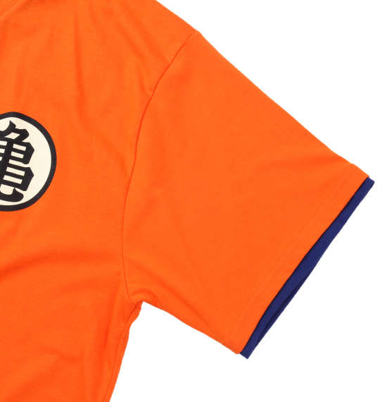 DRAGONBALL 悟空・亀マークなりきり半袖Tシャツ オレンジ