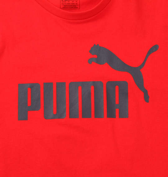 PUMA エッセンシャルNO.1ロゴ半袖Tシャツ プーマレッド