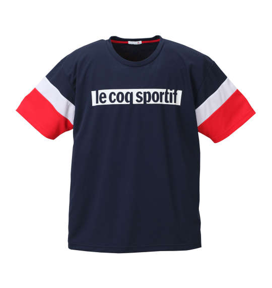 LE COQ SPORTIF サンスクリーン半袖Tシャツ ネイビー