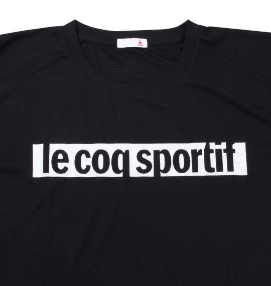 LE COQ SPORTIF サンスクリーン半袖Tシャツ ブラック