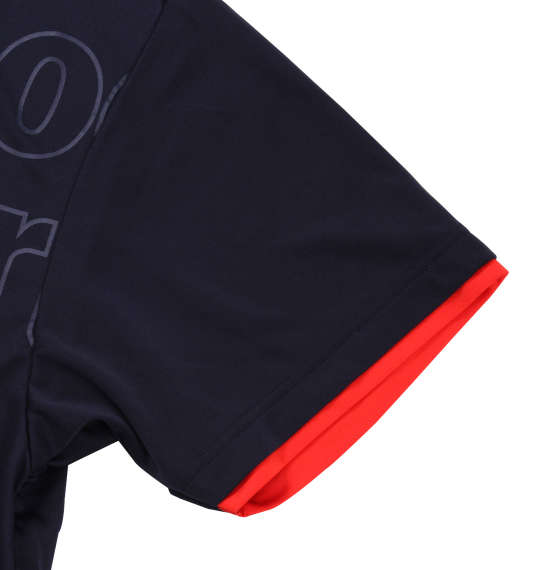 LE COQ SPORTIF ドライピンメッシュ半袖B.Dポロシャツ ネイビー