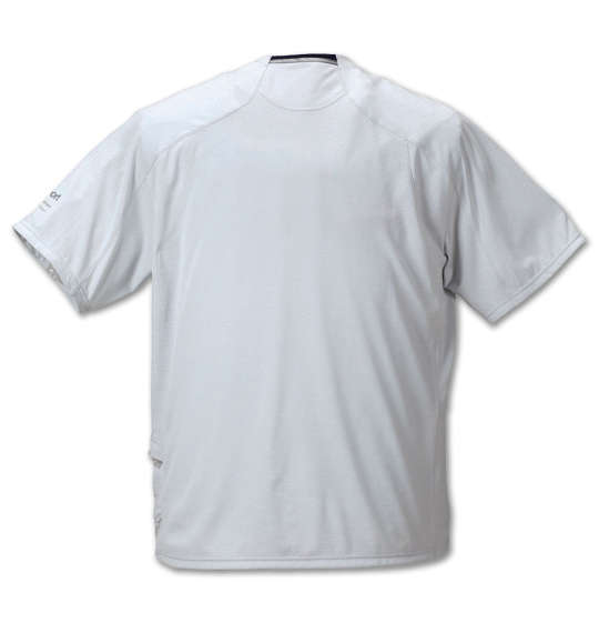 DESCENTE エアスルーメッシュ半袖Tシャツ シルバーホワイト