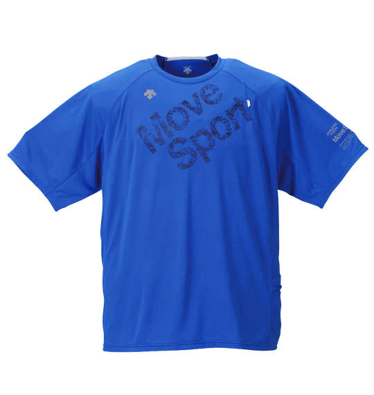 DESCENTE エアスルーメッシュ半袖Tシャツ ブルー