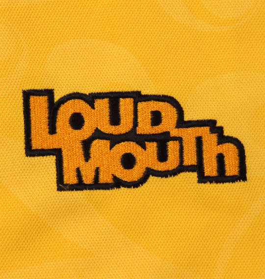 LOUDMOUTH 鹿の子エンボス半袖シャツ イエロー