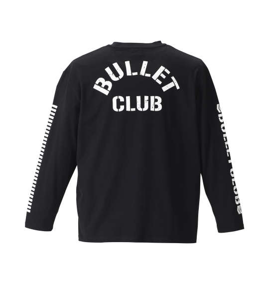 新日本プロレス BULLET CLUB長袖Tシャツ(ビッグロゴ) ブラック