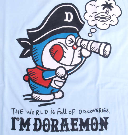 I'm Doraemon 半袖Tシャツ サックス