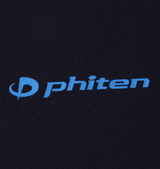 Phiten DRYメッシュ×杢メッシュ半袖Tシャツ ネイビー