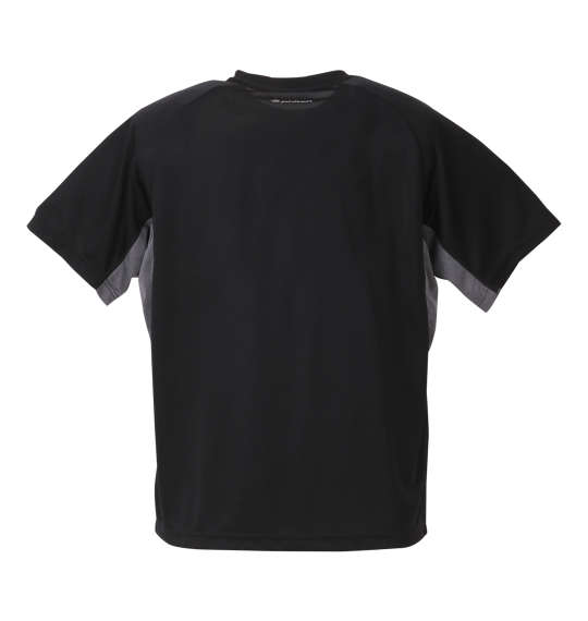 Phiten DRYメッシュ×杢メッシュ半袖Tシャツ ブラック