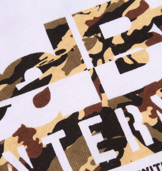 RealBvoice RBV BIG CAMO半袖Tシャツ ホワイト