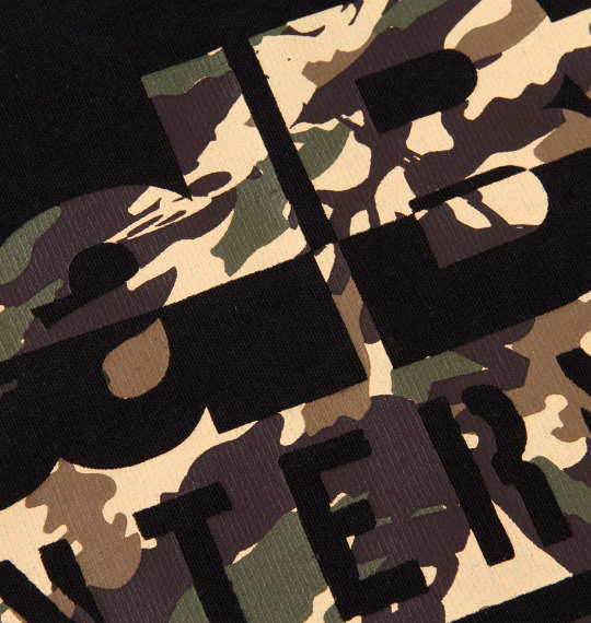 RealBvoice RBV BIG CAMO半袖Tシャツ ブラック