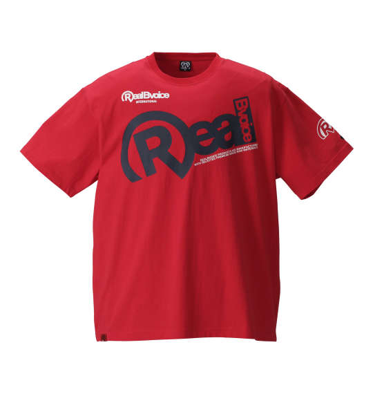RealBvoice REAL NANAME半袖Tシャツ レッド