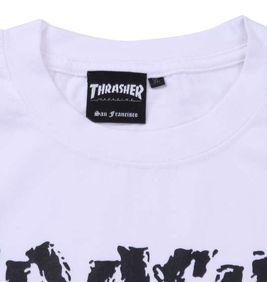 THRASHER 半袖Tシャツ ホワイト