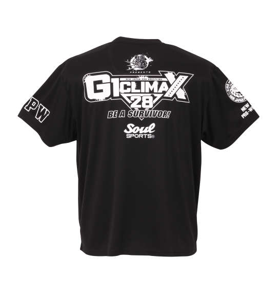 SOUL SPORTS×新日本プロレス G1 CLIMAX28 半袖Tシャツ ブラック