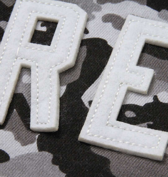 RealBvoice CAMOフルジップパーカー グレーカモ