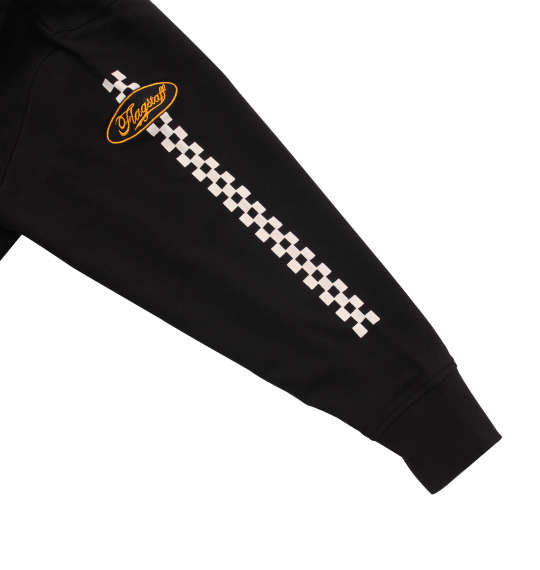 FLAGSTAFF×PEANUTS スヌーピーコラボフルジップパーカー ブラック