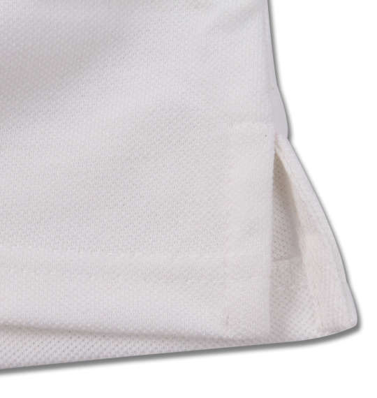 Ed Hardy 鹿の子刺繍&プリント半袖ポロシャツ オフホワイト
