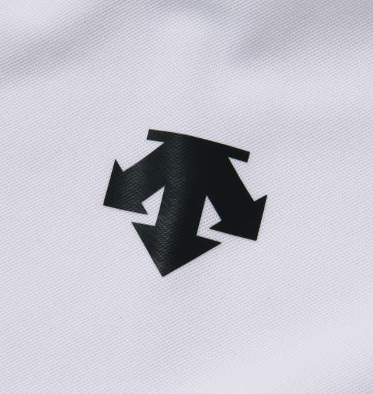 DESCENTE サンスクリーン半袖ポロシャツ ホワイト