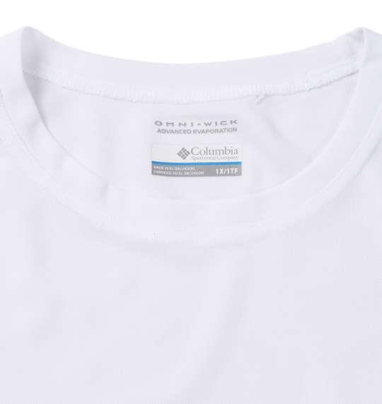 Columbia MEEKER PEAKクルーTシャツ ホワイト