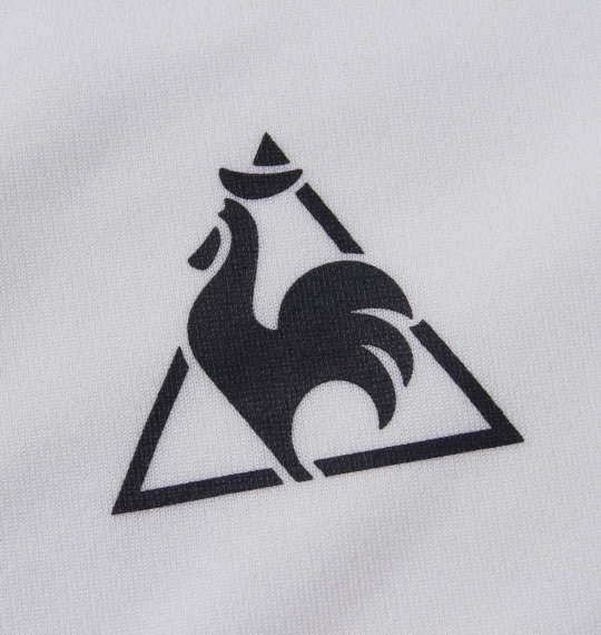 LE COQ SPORTIF ソフトダブルメッシュ半袖ポロシャツ ホワイト