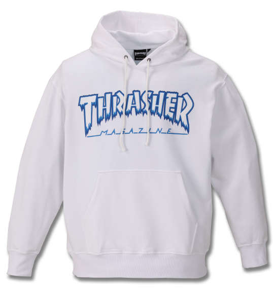 THRASHER プルパーカー ホワイト