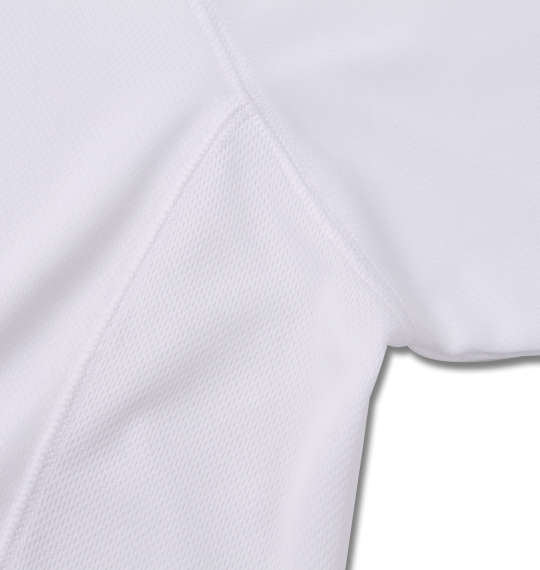 Phiten RAKUシャツSPORTSドライメッシュ半袖Tシャツ ホワイト×ブラック