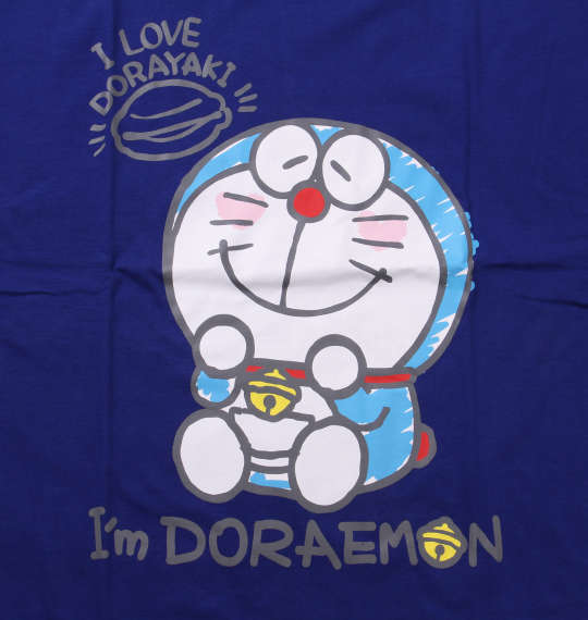 I'm Doraemon 半袖Tシャツ ロイヤルブルー