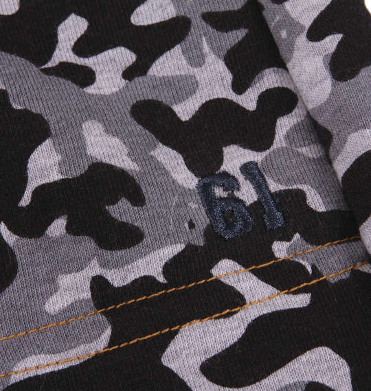 EDWIN ミニ裏毛カモフラ柄プリントパンツ グレー系