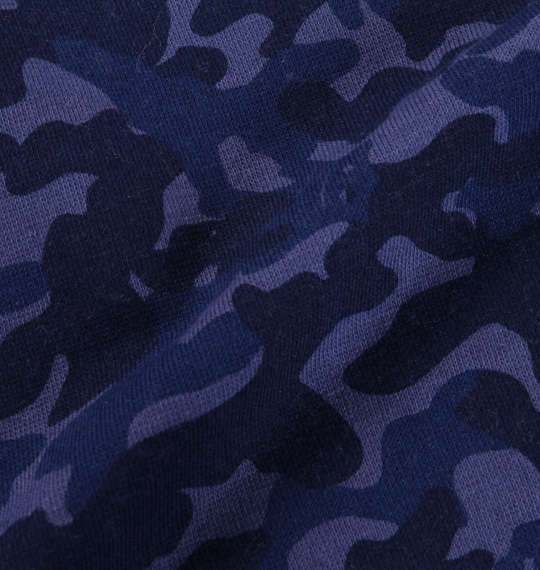 EDWIN ミニ裏毛カモフラ柄プリントパンツ ネイビー系