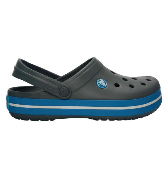 crocs サンダル(クロックバンドクロッグ) チャコール×オーシャン