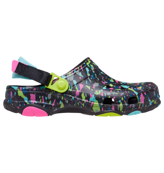 crocs サンダル(CLASSIC ALL TERRAIN TERRAZZO CLOG) ブラック×マルチ