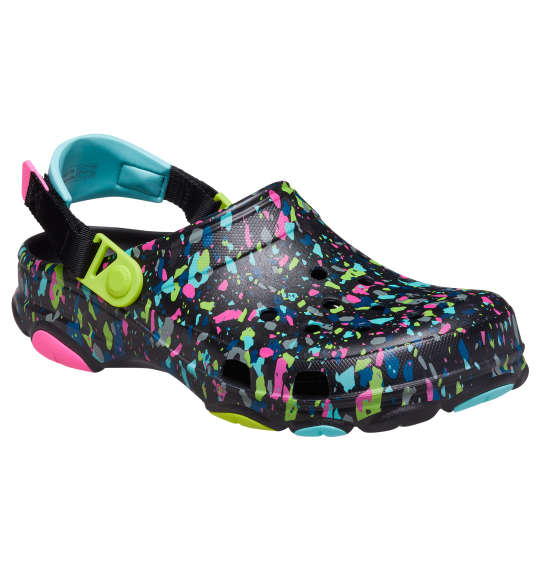 crocs サンダル(CLASSIC ALL TERRAIN TERRAZZO CLOG) ブラック×マルチ