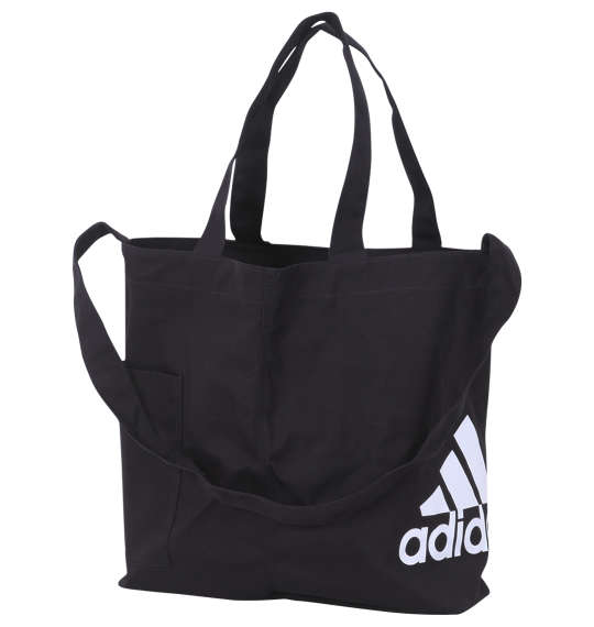 adidas キャンバストートバッグ ブラック