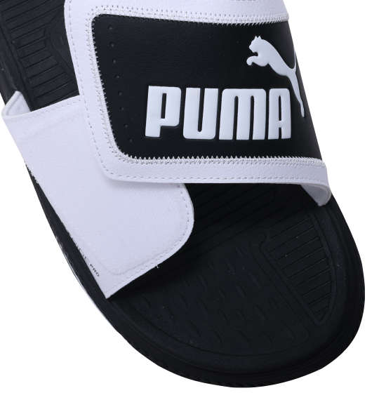 PUMA サンダル(SOFTRIDE PROスライド24V) プーマブラック×ホワイト