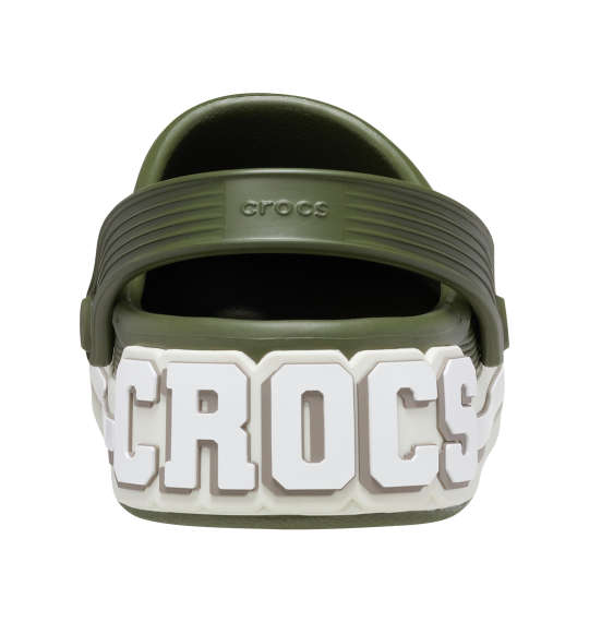 crocs サンダル(OFF COURT LOGO CLOG) アーミーグリーン