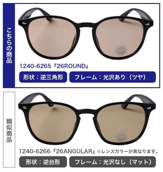 DCSHOES 26ROUNDサングラス ブラック×ブラウン