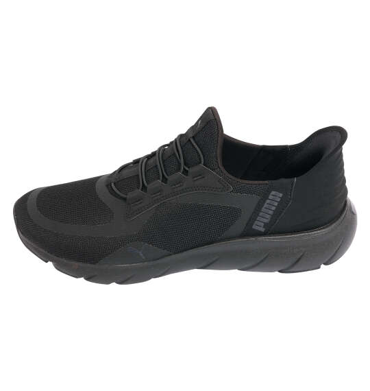 PUMA スニーカー(SOFTRIDEフレックスレースEASE IN ALTワイド) プーマブラック×プーマブラック