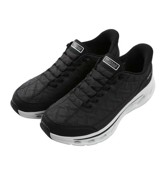 SKECHERS スニーカー(SLIP-INS GO WALK GLIDE-STEP2.0-COZY WALKER) ブラック×ホワイト
