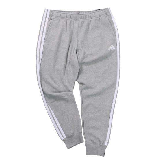 adidas ESS+3Sスウェットパンツ ミディアムグレーヘザー