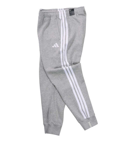 adidas ESS+3Sスウェットパンツ ミディアムグレーヘザー