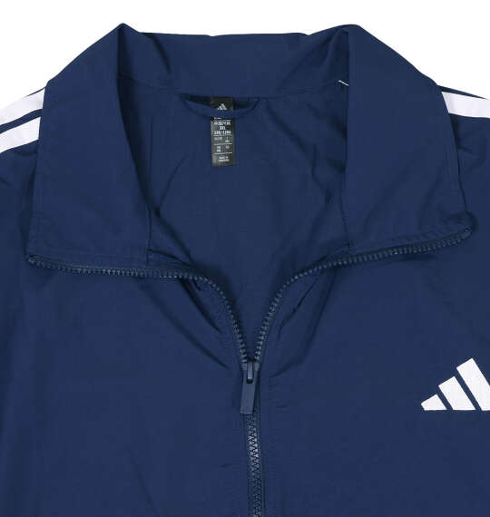 adidas 3ST WVウーブントラックジャケット ナイトインディゴ×ホワイト