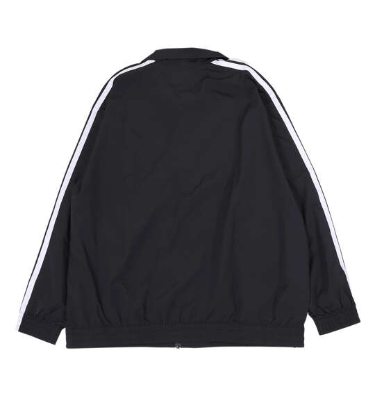adidas 3ST WVウーブントラックジャケット ブラック×ホワイト