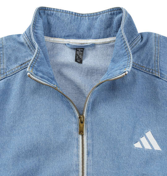 adidas STADIUMウォッシュデニムジャケット クリスタルスカイ