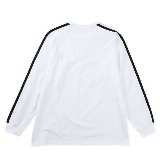 adidas ESS+3S長袖Tシャツ ホワイト