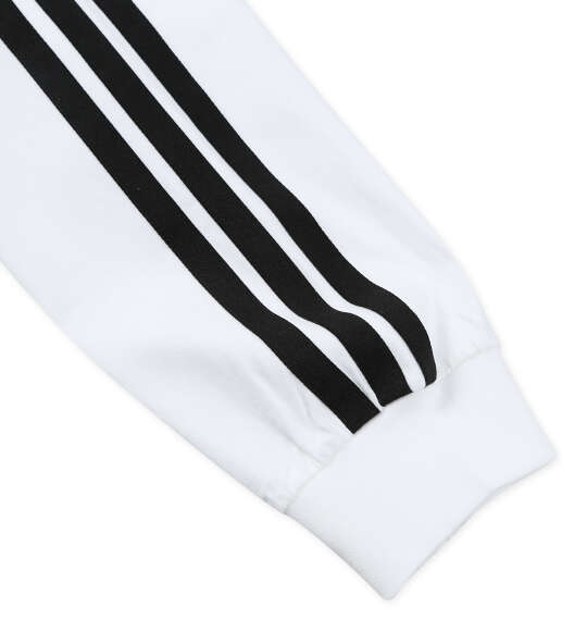 adidas ESS+3S長袖Tシャツ ホワイト